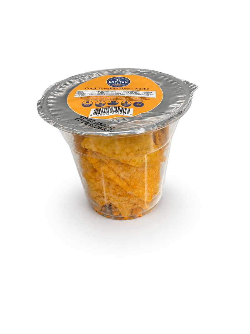 Mini Nacho Tortilla Chips – 1 oz Snack Cups, 4-Pack – Seed Oil-Free, Gluten-Free & Dairy-Free
