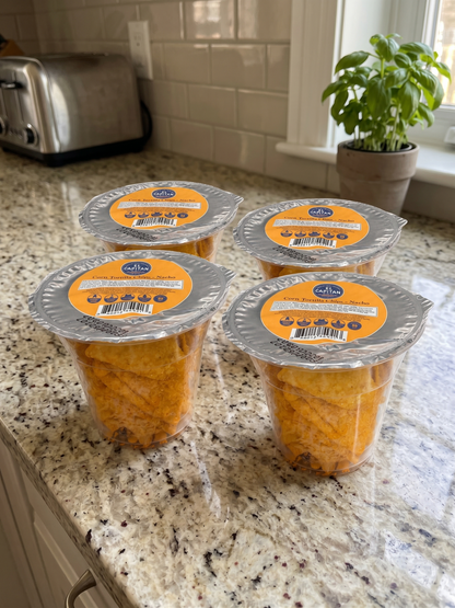 Mini Nacho Tortilla Chips – 1 oz Snack Cups, 4-Pack – Seed Oil-Free, Gluten-Free & Dairy-Free
